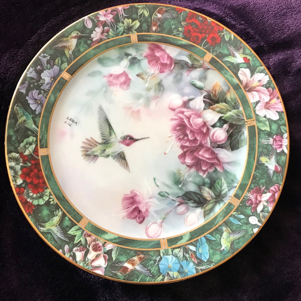 Beautiful Porcelain Bird Plate